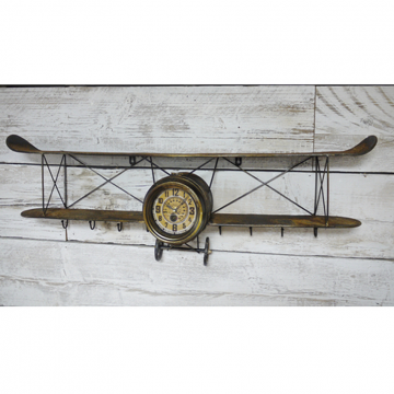 Aero Clock Wall Hung Shelf